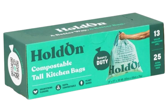 Compostable Tall Kitchen 13 gallon Bags (25 CT)