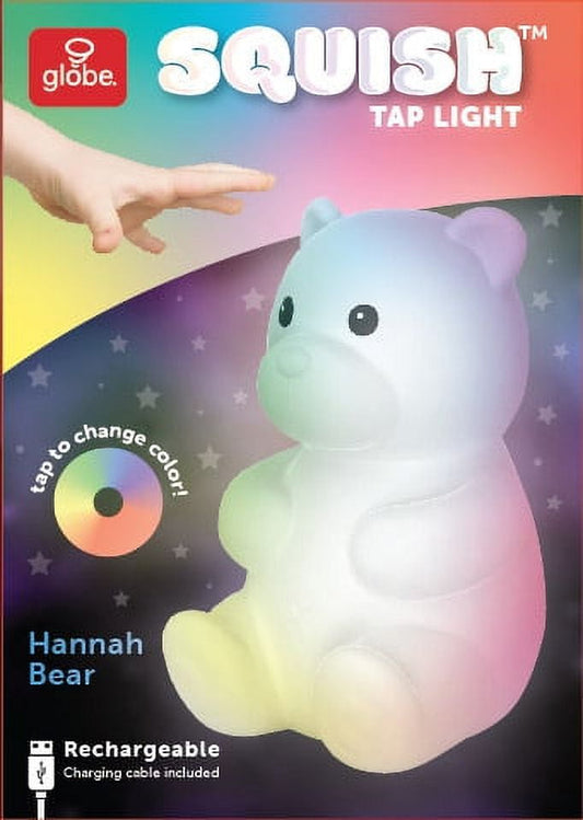 LED White Bear Multicolor Silicone Kids Night Light