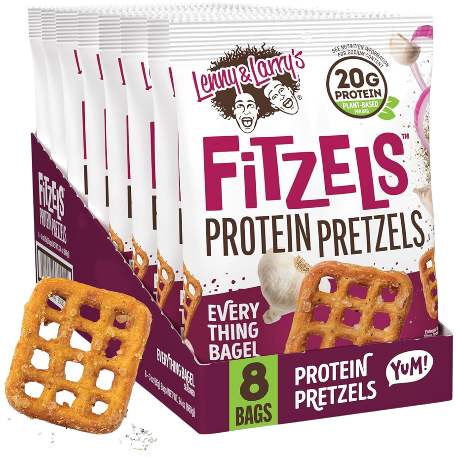 Everything Bagel Protein Pretzels (8 Pack)