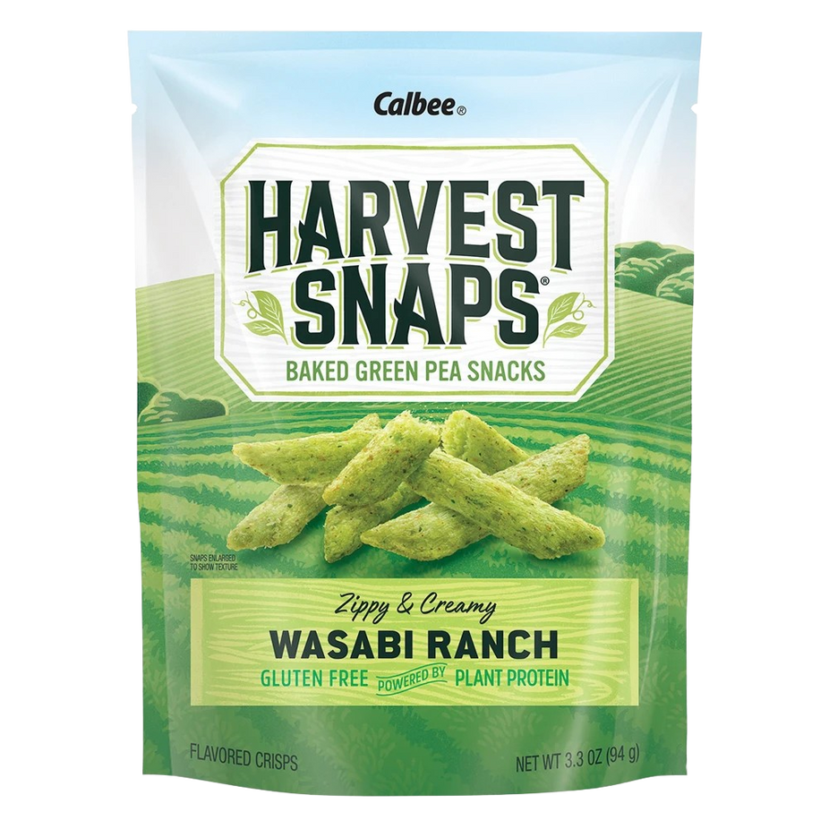 Wasabi Ranch Green Pea Snack Crisps