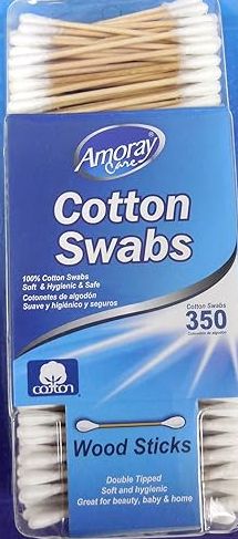 Cotton Swabs - 350 Wood Sticks