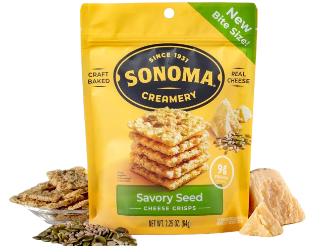 Savory Seed Cheese Crisps (12 Pack)