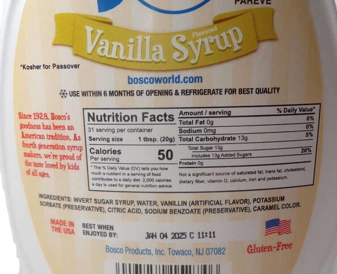 Vanilla Syrup