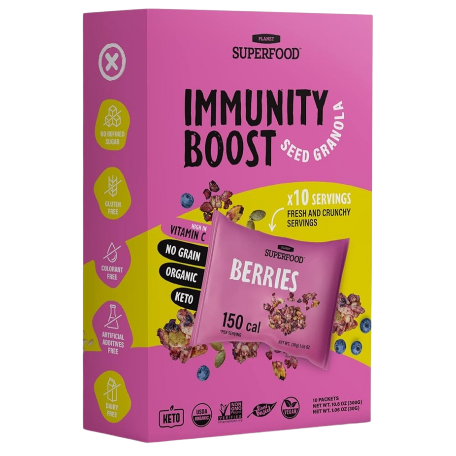 Organic Seed Granola with Berries - Immunity Boost (10 CT)