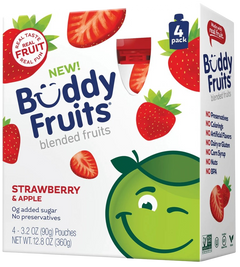 Strawberry &  Apple Fruit Pouch (4 CT)