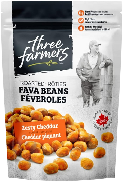 Zesty Cheddar Roasted Fava Beans