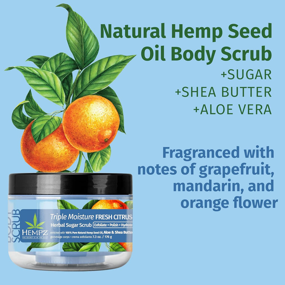 Triple Moisture Fresh Citrus Sugar Scrub