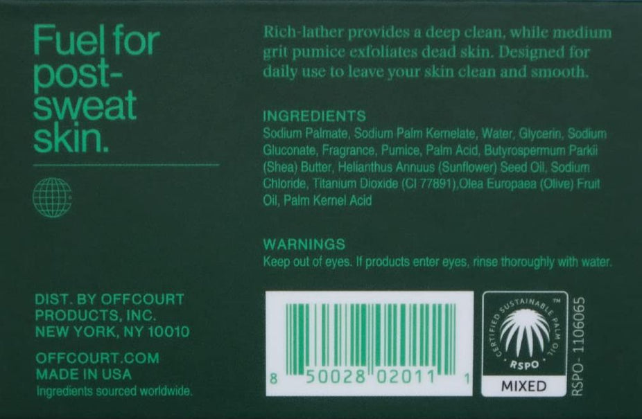 Exfoliating Body Soap Bar Fig Leaf White Musk