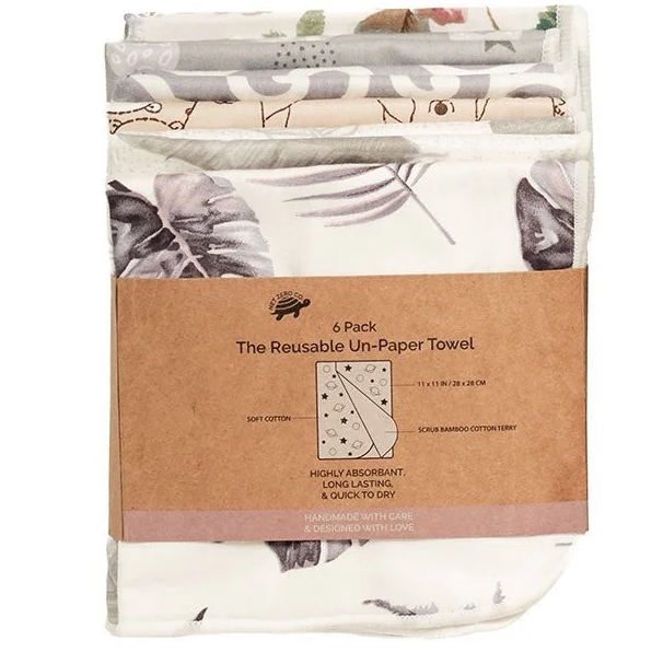 Reusable Kitchen Towels - 6 Pack of Wintertime