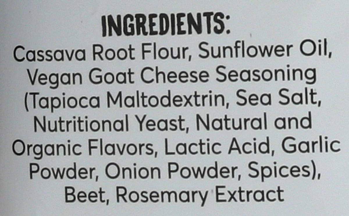 Beet with Goat Cheese Cassava Chips