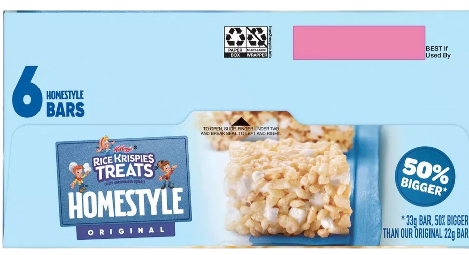 Rice Krispies Treats Original Homestyle Bars (6 CT)