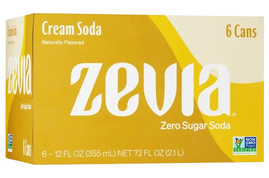 Cream Soda Zero Sugar (6 Pack)