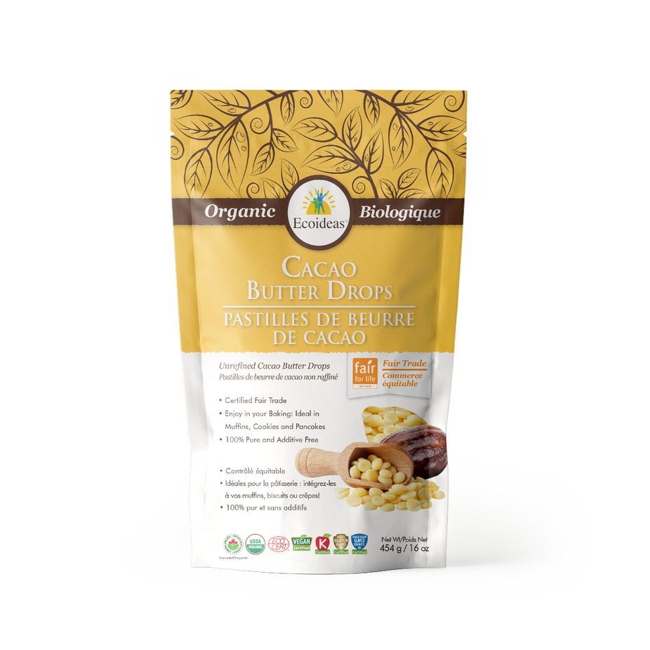 Organic Fair Trade Cacao Butter drops