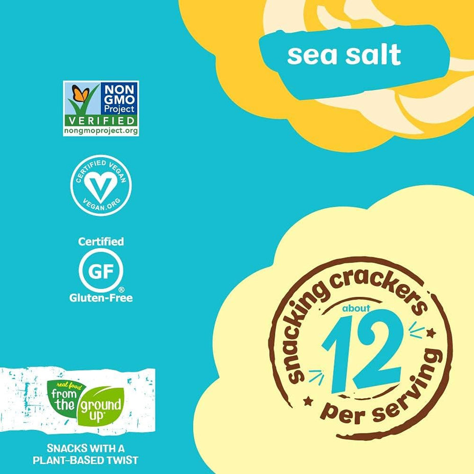 Sea Salt Cauliflower Snacking Crackers