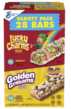 Lucky Charms Treats and Golden Graham Treats Variety Pack (28CT)