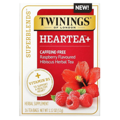 Superblends Heartea + Raspberry Hibiscus Herbal Tea