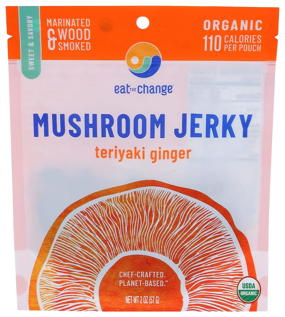 Organic Teriyaki Ginger Mushroom Jerky