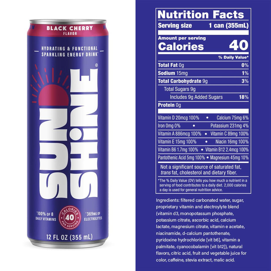 Black Cherry Energy Drink