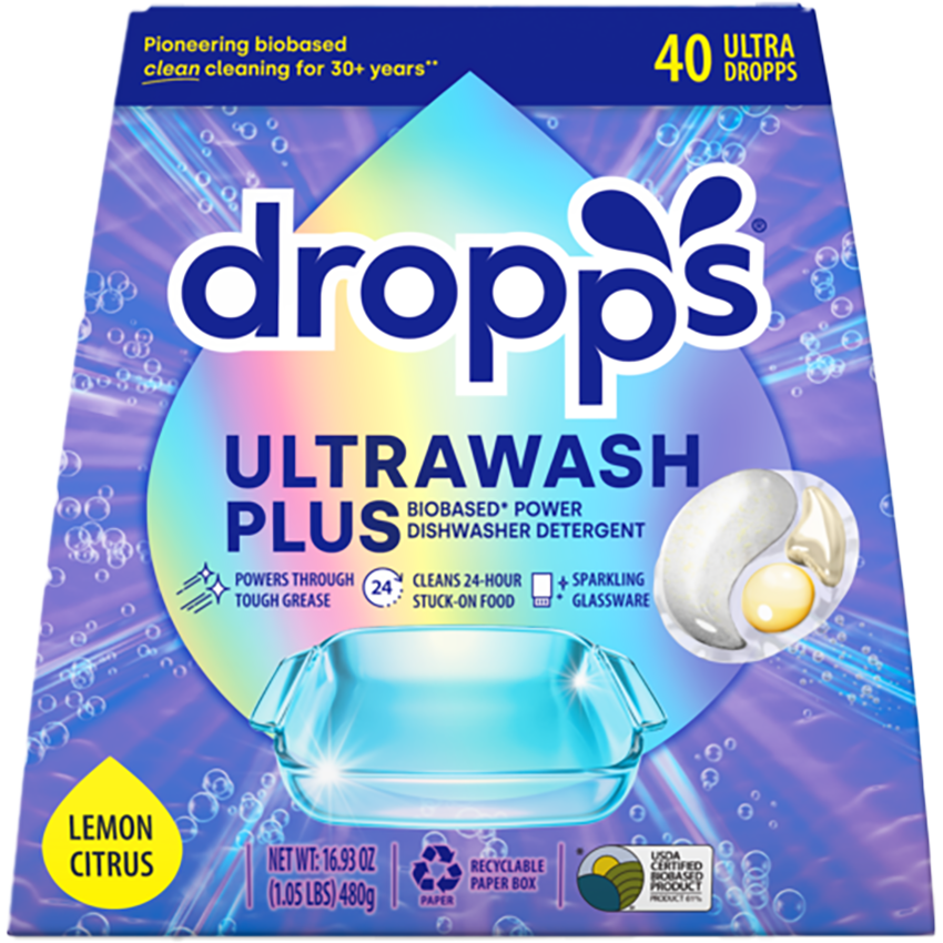 UltraWash Plus Biobased Power Dishwasher  Pod - Lemon  (40 CT)