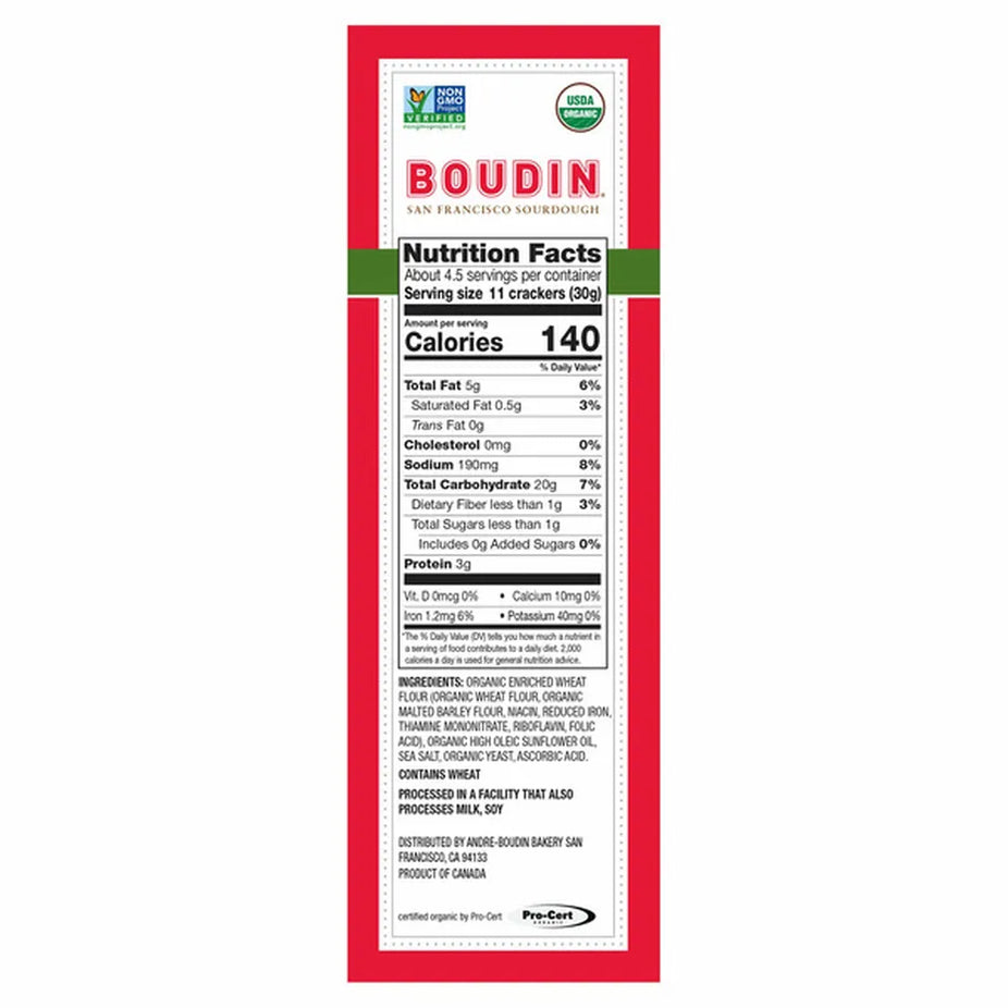 Sourdough Twice Baked Crackers with Sea Salt