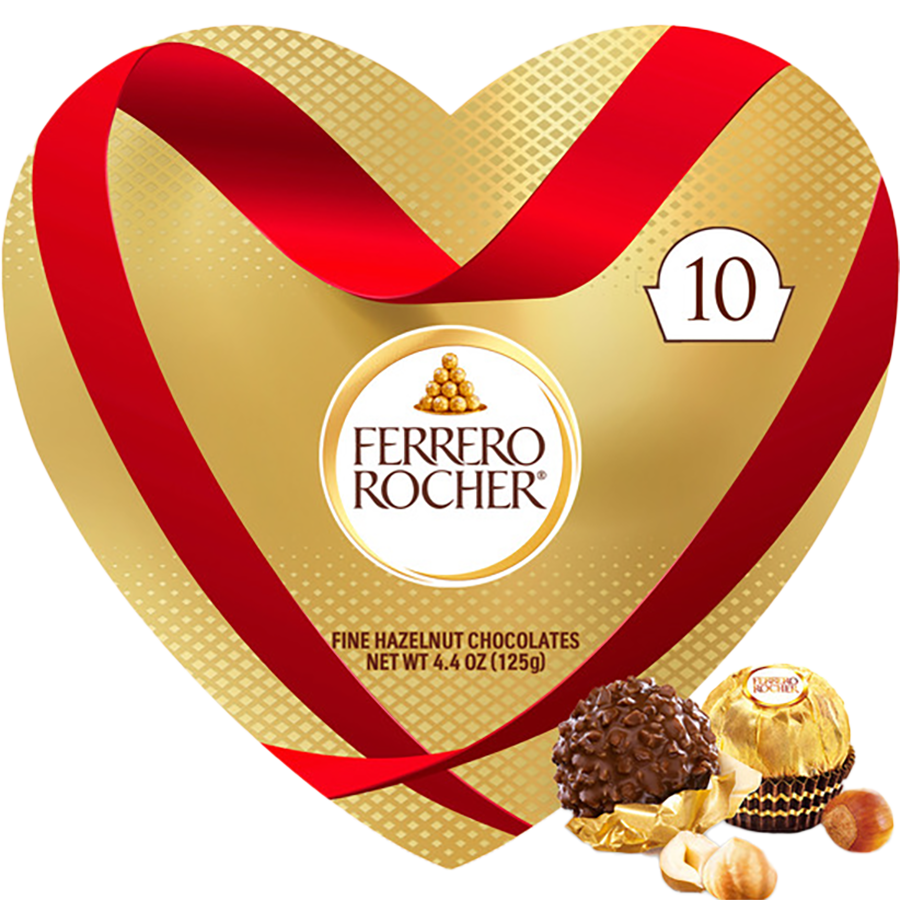 Fine Hazelnut Chocolates - Valentine's Day (10 CT)