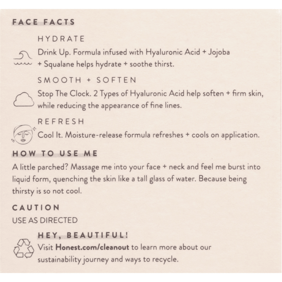 Hydrogel Cream - 2 Types of Hyaluronic Acid + Squalane
