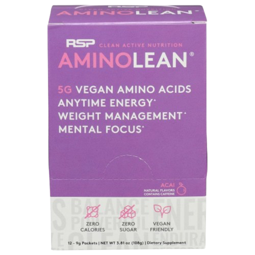 Amino Lean Vegan Amino Acids - Acai (12 Packets)