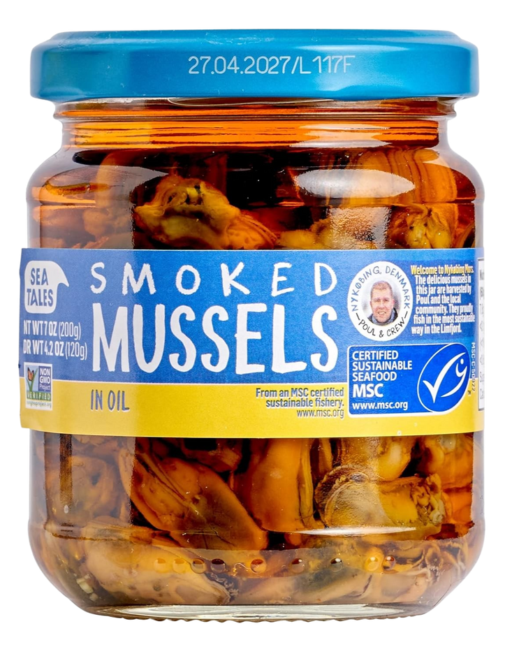 Smoked Mussels MSC in Oil