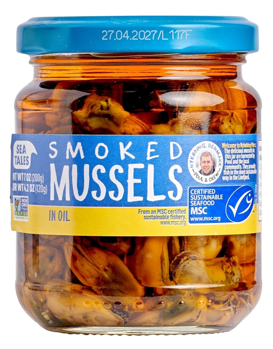 Smoked Mussels MSC in Oil
