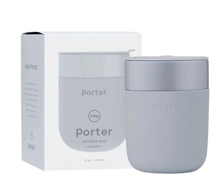 Ceramic Travel Mug - 12 oz - Slate