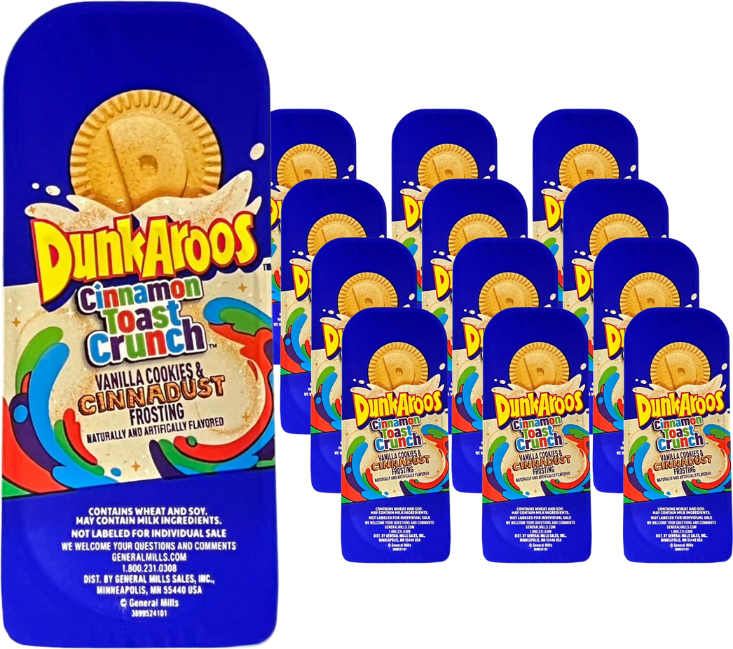 Vanilla Cookies with Cinnamon Toast Crunch Frosting (12CT)