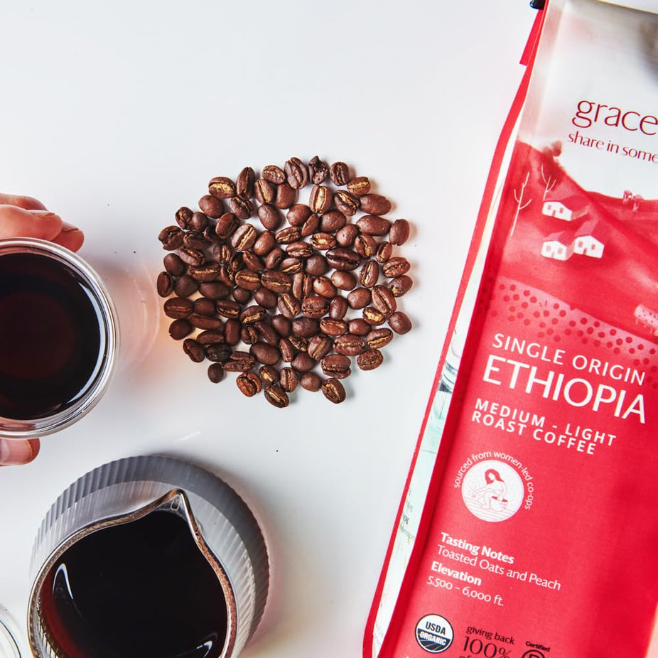 Single Origin Ethiopia Medium-Light Roast - Ground Coffee