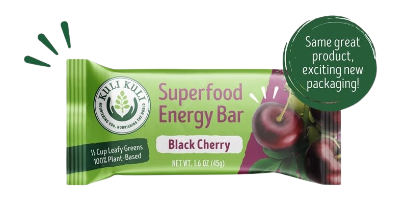 Black Cherry Moringa Superfood Energy Bar (12 CT)