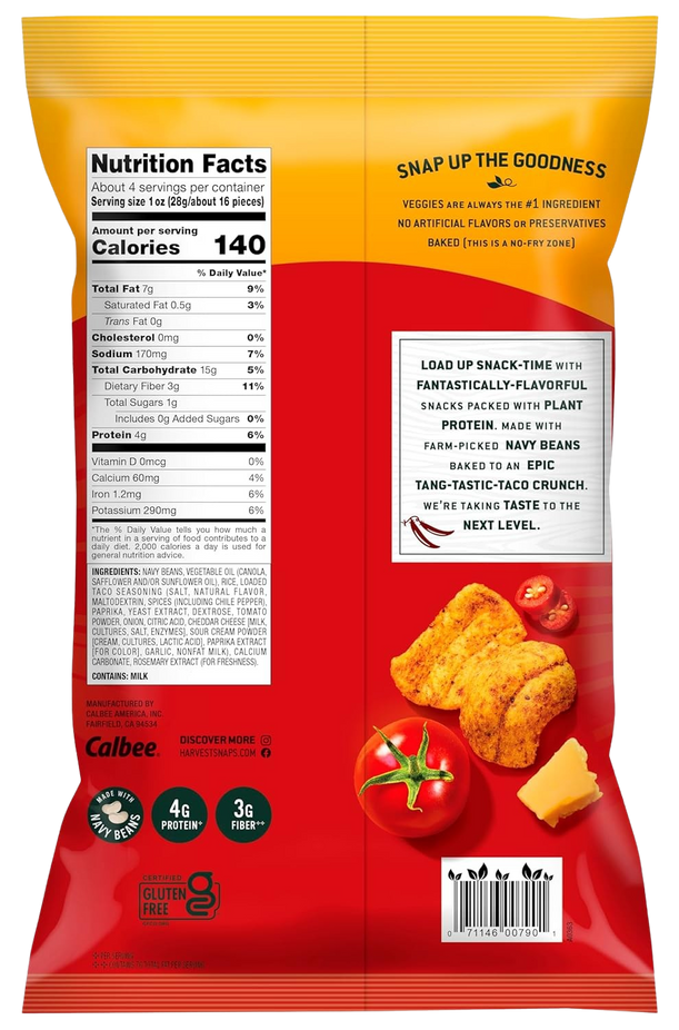 Loaded Taco Crunchy Puffs (2 Pack)