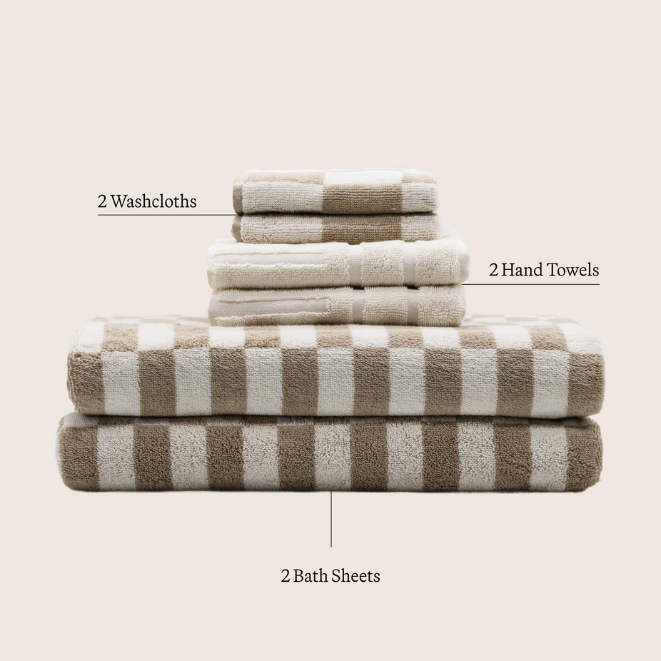 Pietra Australian Cotton Washcloths (Set of 4)