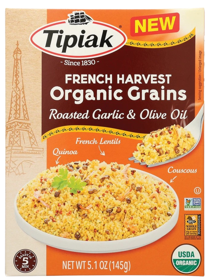 Roasted Garlic & Olive Oil French Harvest Organic Grains