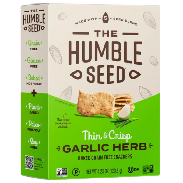 Garlic Herb Grain-Free Crackers