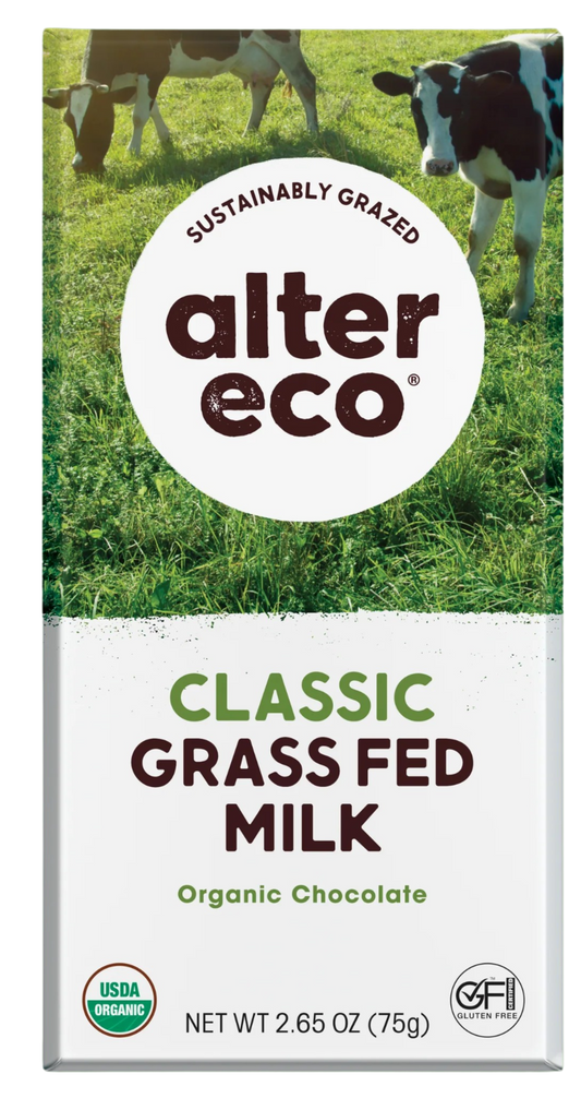 Classic Grass Fed Milk Organic Chocolate Bar