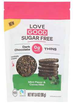 Dark Chocolate Thins Mint And Cocoa Nibs