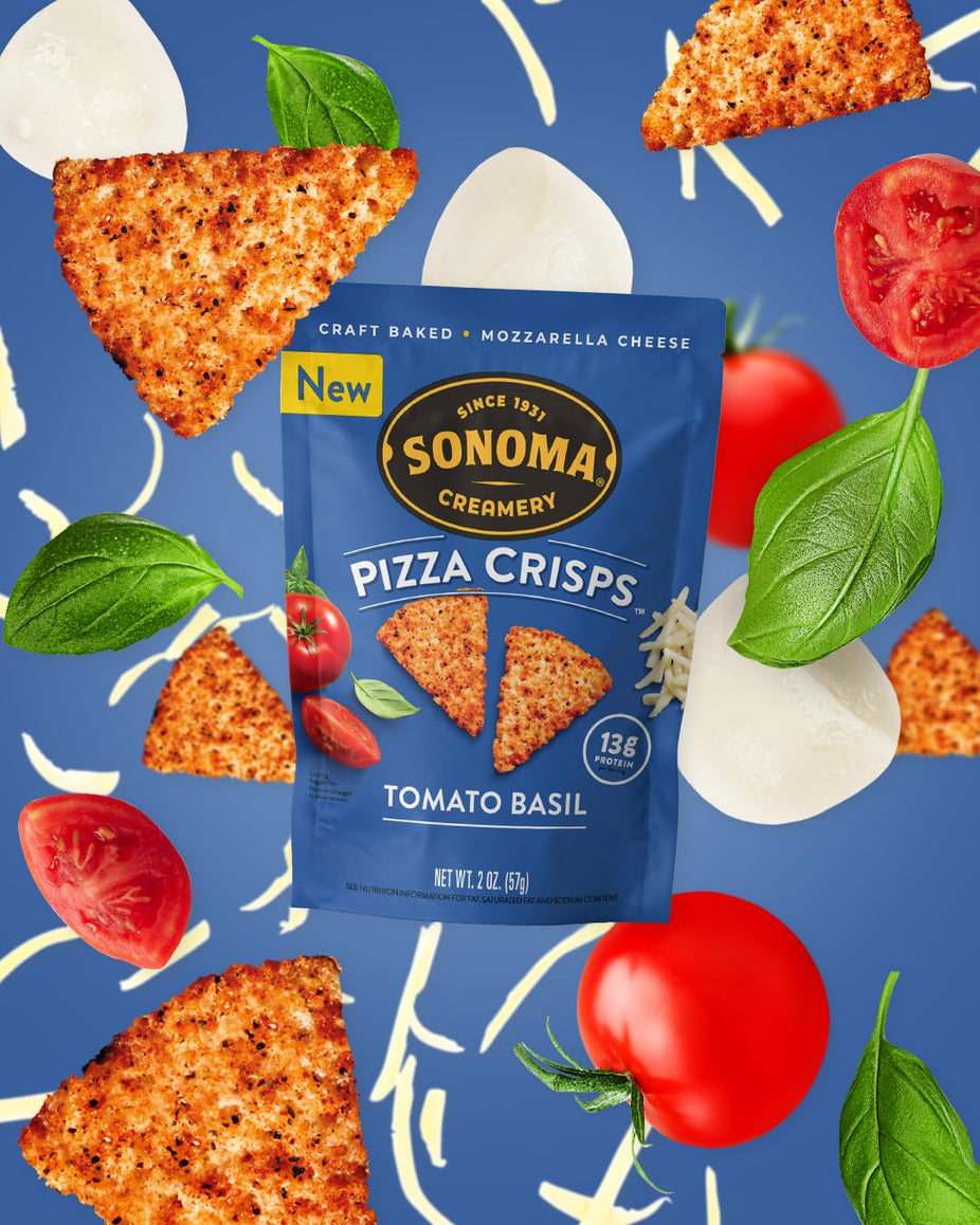 Tomato Basil Pizza Crisps (6 Pack)