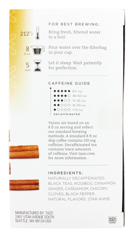 Tea Chai Decaf Black Tea