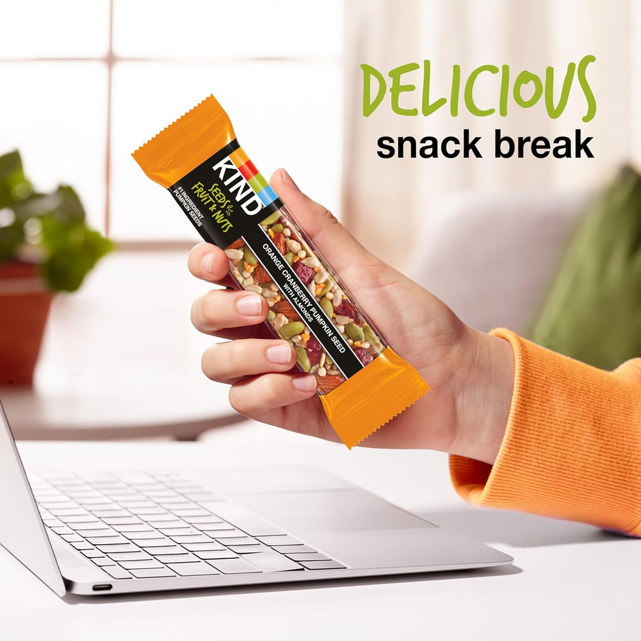 Seeds Fruit & Nuts Snack Bars - Orange Cranberry Pumpkin Seeds (6 CT)