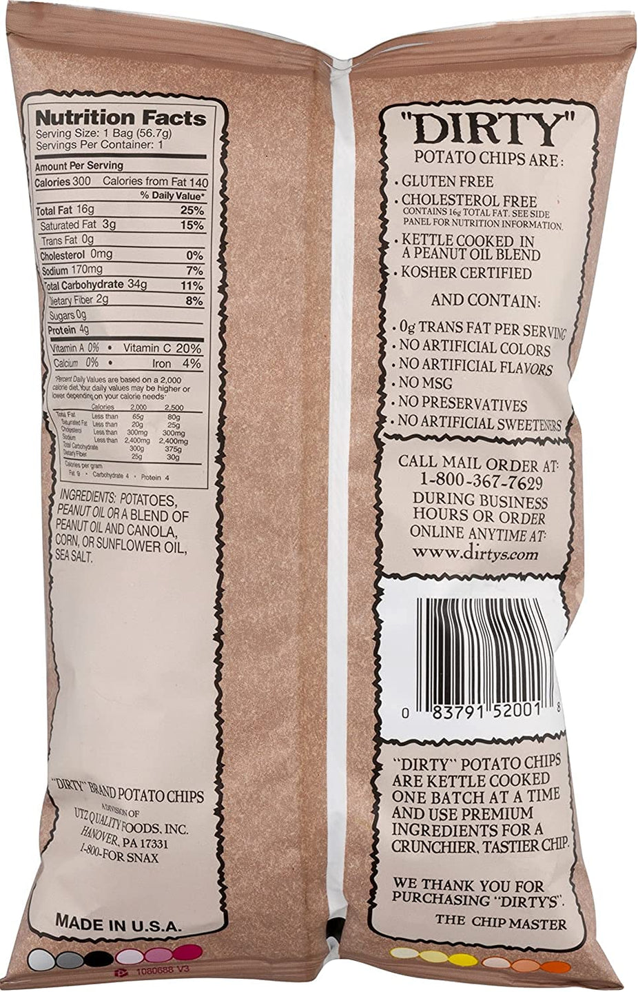Sea Salted Potato Chips