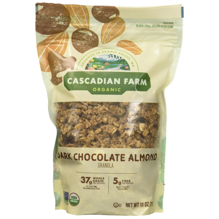 Organic Dark Chocolate and Almond Granola