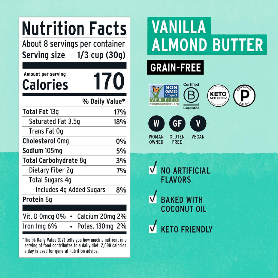 Grain-Free Nut Granola - Vanilla Almond Butter (3 Pack)