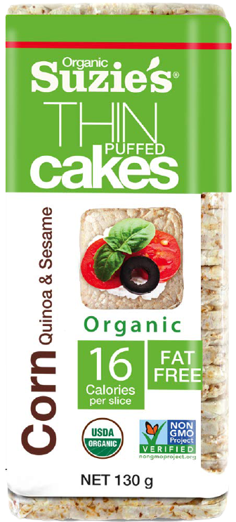 Thin Puffed Corn Quinoa & Sesame