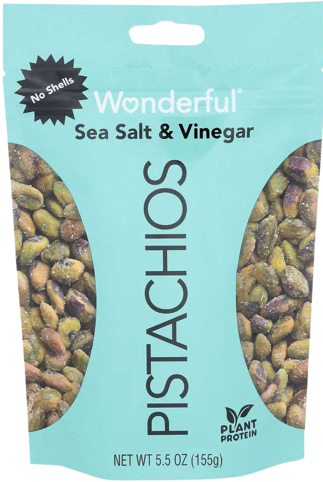 Sea Salt And Vinegar Pistachios No Shells