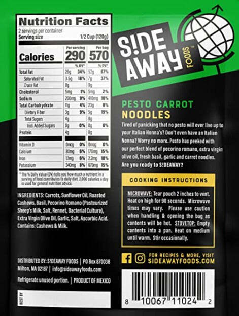 Pesto Carrot Noodles (6 Pack)