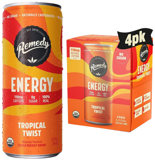 Energy Tropical Twist Kombucha (4 Pack)