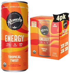 Energy Tropical Twist Kombucha (4 Pack)